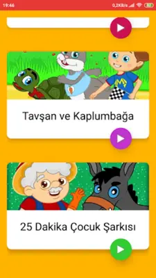 En İyi Çocuk Şarkıları Videolu android App screenshot 0