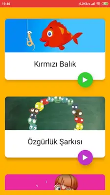 En İyi Çocuk Şarkıları Videolu android App screenshot 1