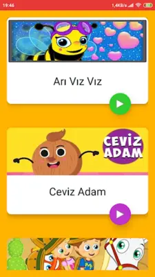 En İyi Çocuk Şarkıları Videolu android App screenshot 2